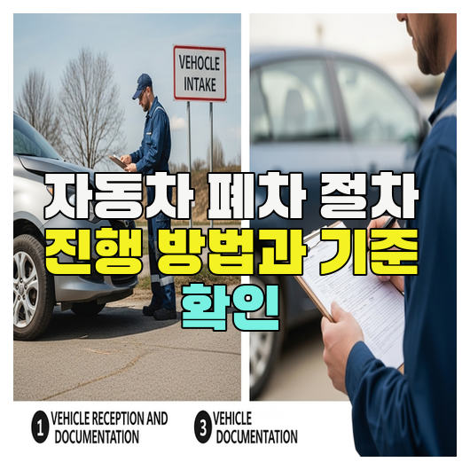  자동차 폐차 절차 진행 방법과 기준 확인
