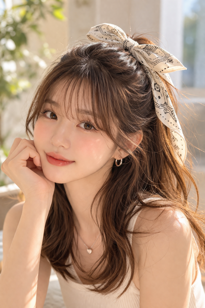 반다나 묶는법 이렇게 하면 진짜 예뻐요 스타일별 총정리