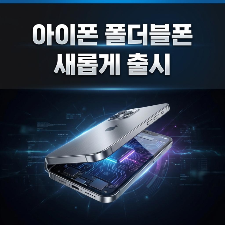  아이폰 폴더블폰 폴드 명칭 울트라 새롭게 출시
