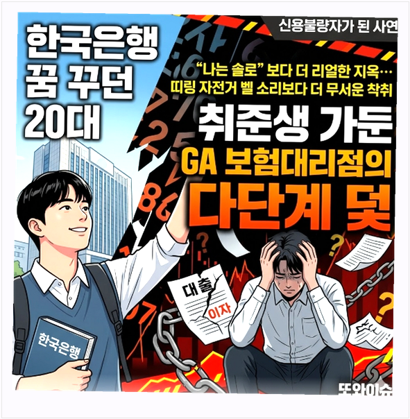 인카금융 보험대리점 다단계 착취, 취준생 사연은?