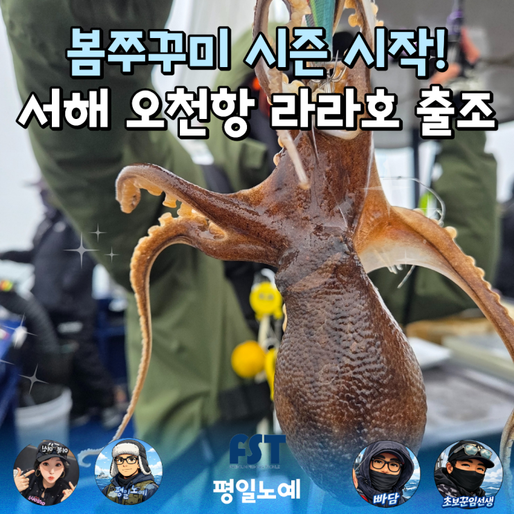  서해 알쭈꾸미 출조 조황 오천항 라라호 전투낚시