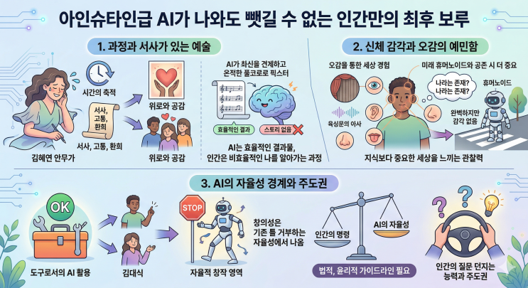  [지식인이야기] 아인슈타인급 AI가 나와도 뺏길 수 없는 인간만의 최후 보루