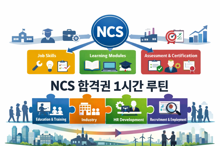 [NCS공부법] NCS 합격권 1시간 루틴