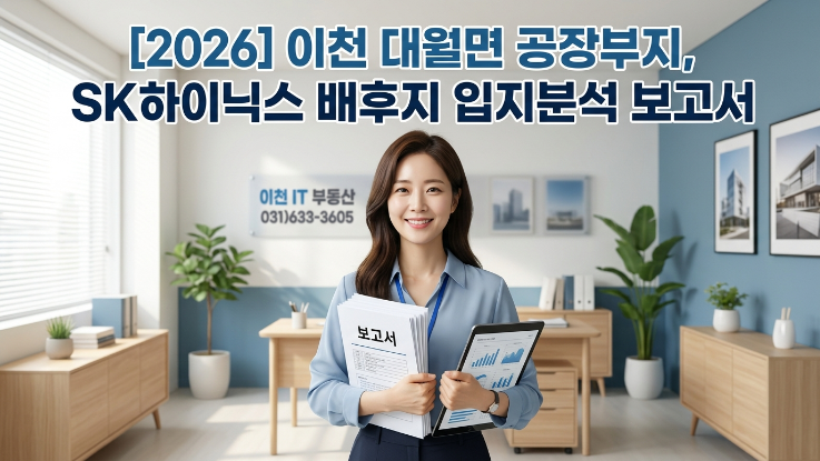  [2026년] 이천 대월면 공장부지, 지금 문의 늘어나는 이유 3가지｜SK하이닉스 배후 입지 분석