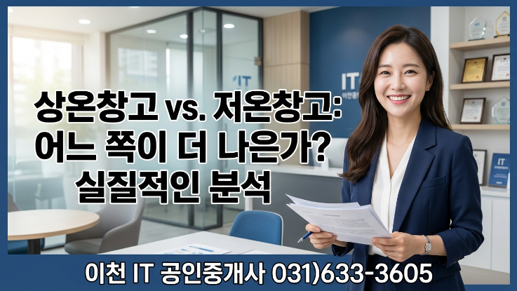  [2026년] 이천 상온창고 vs 냉동창고｜초기비용·수익률 비교