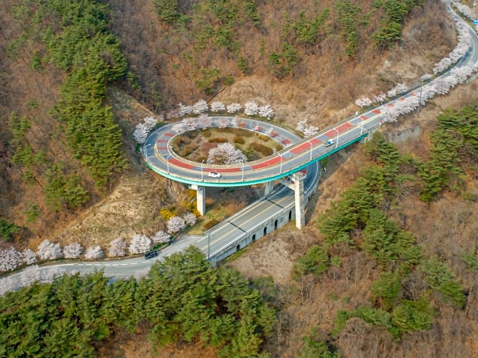 청양나선형도로 사진 4