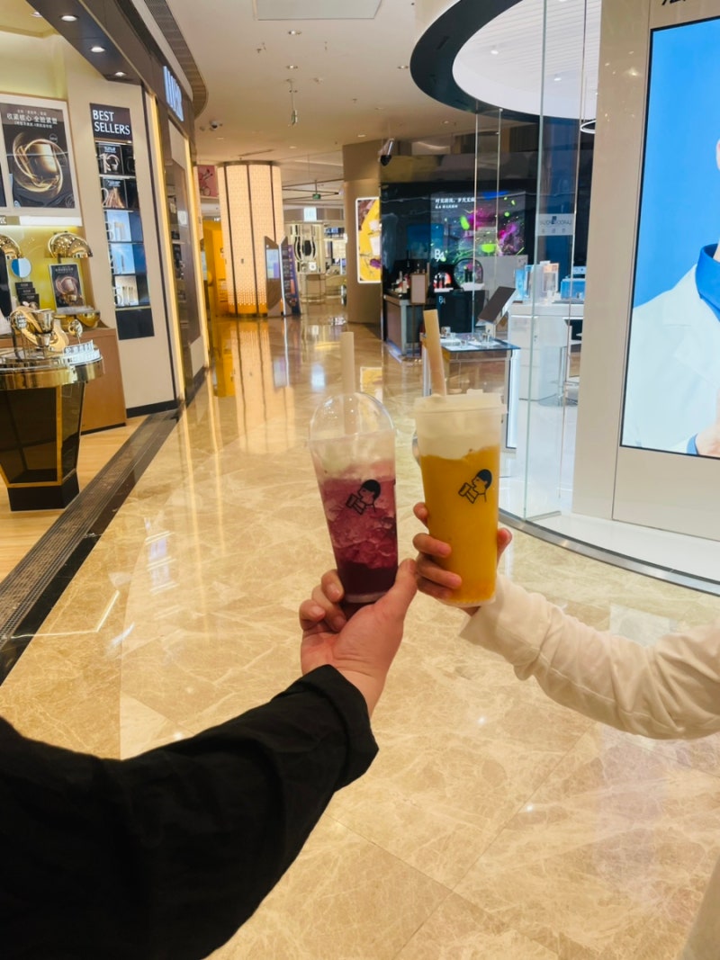(상하이 신세계백화점 맛집 / 상하이 신세계백화점 디저트) heytea 헤이티, 릴리안베이커리