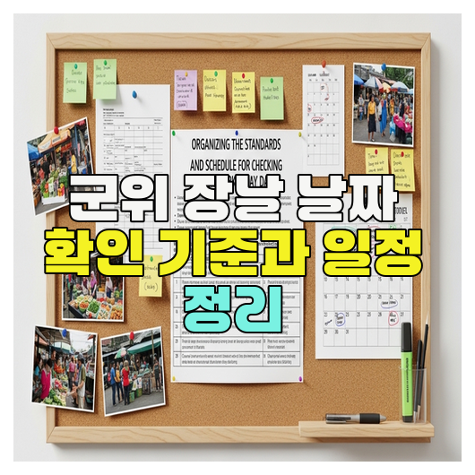  군위 장날 날짜 확인 기준과 일정 정리