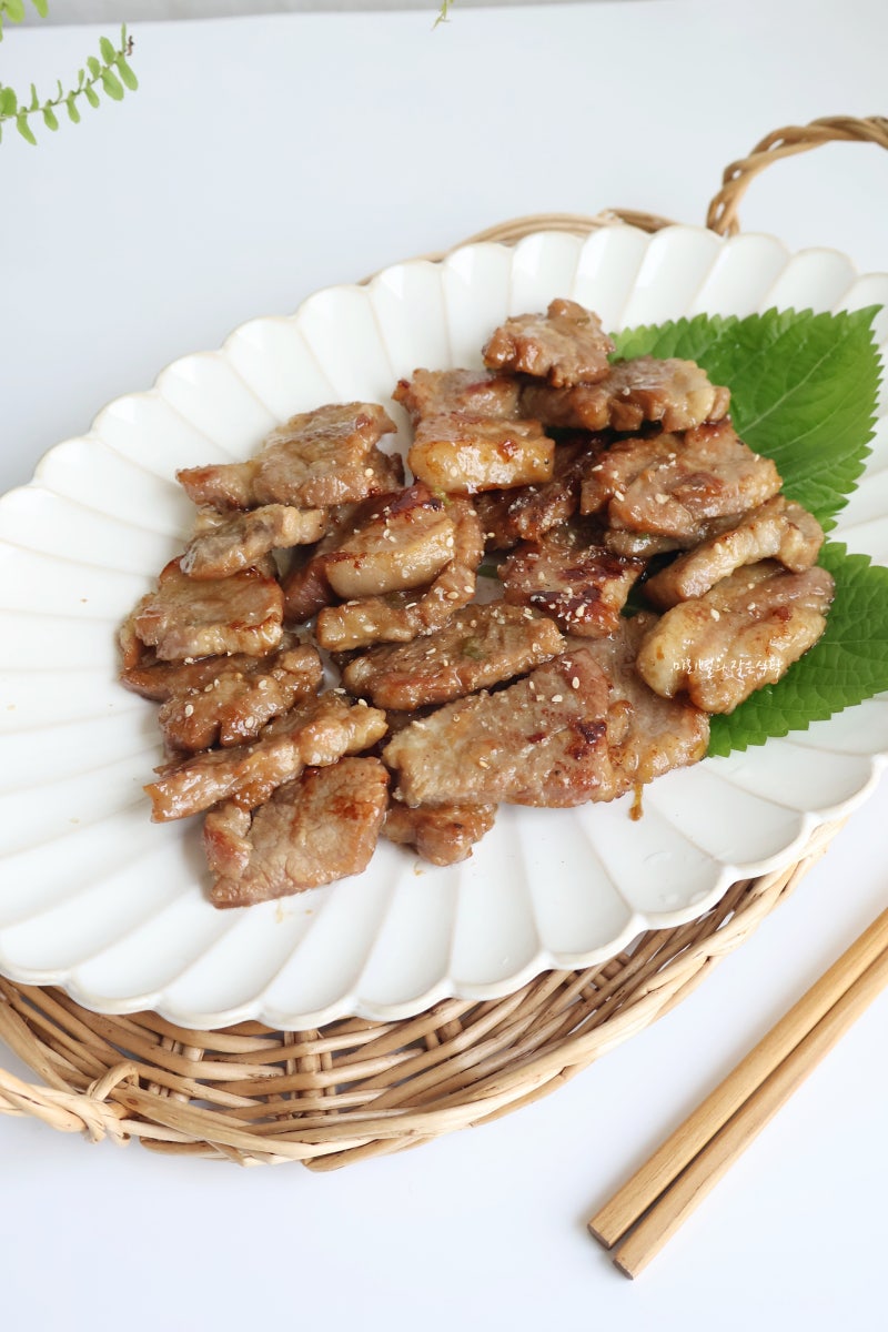 류수영 돼지목살갈비 양념 레시피 편스토랑 양념돼지갈비 구이 돼지목살요리