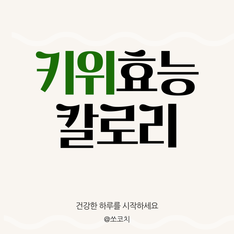 키위 효능 1개 칼로리 | 다이어트 중 몇개 가능한지 완벽정리