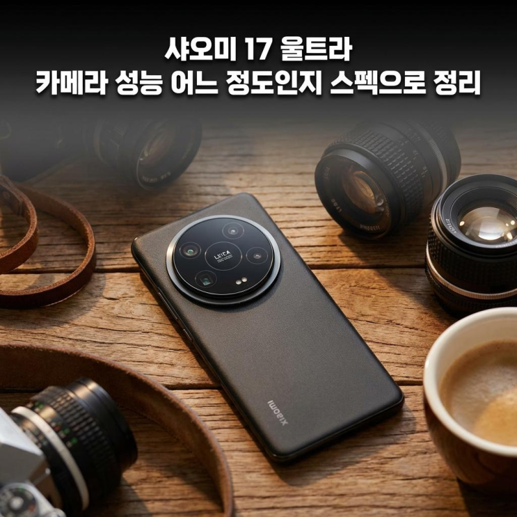  샤오미 17 울트라 카메라 성능 어느 정도인지 스펙으로 정리