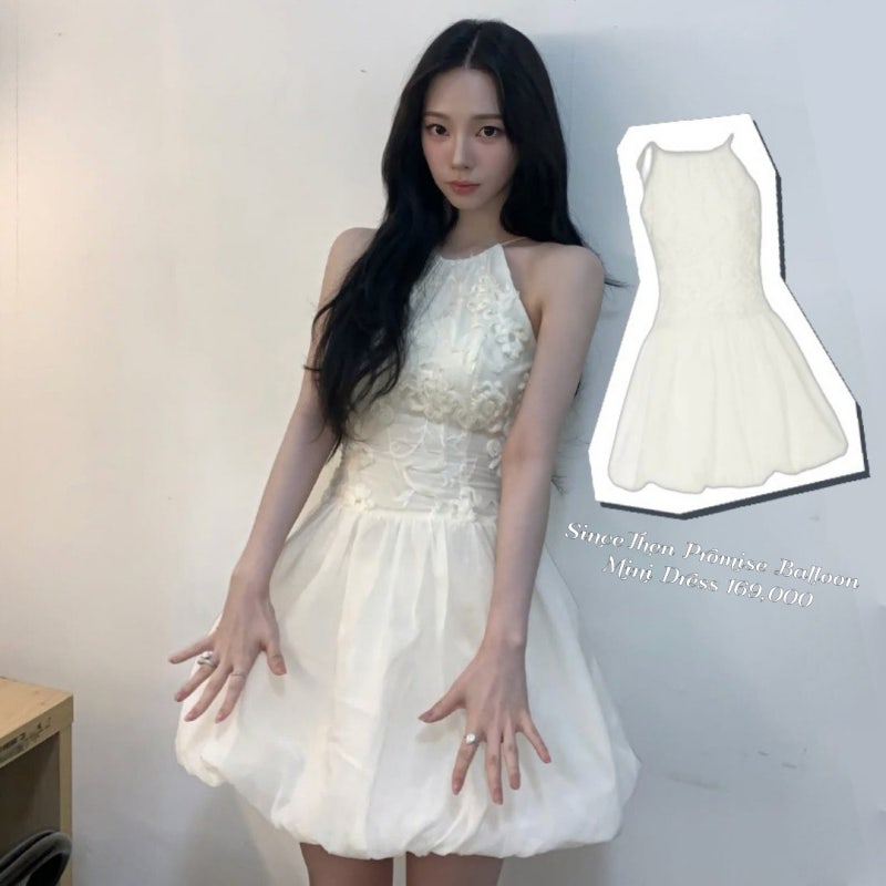 카리나 화이트 벌룬 미니원피스 브랜드는 SinceThen