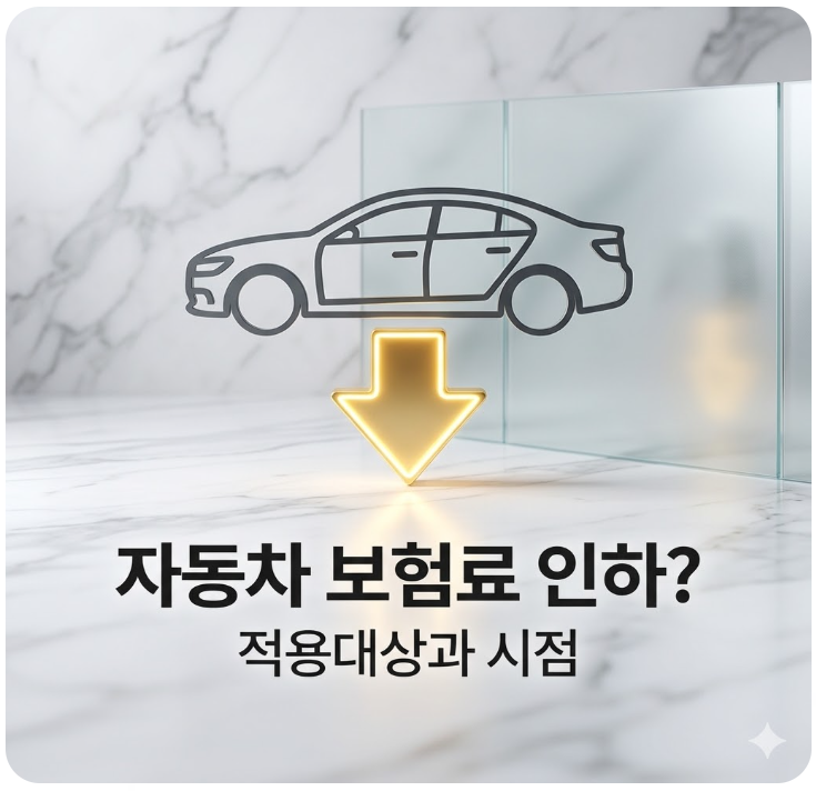  자동차 보험료 전격 인하? 주행거리 줄었으니 보험료도 깎아 준다