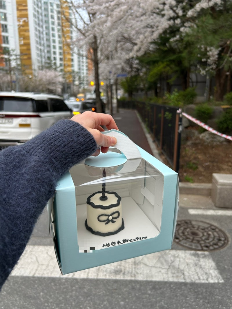 [대전] 레터링 케이크 "온드케이크" 한입 케이크 후기(내돈내산)