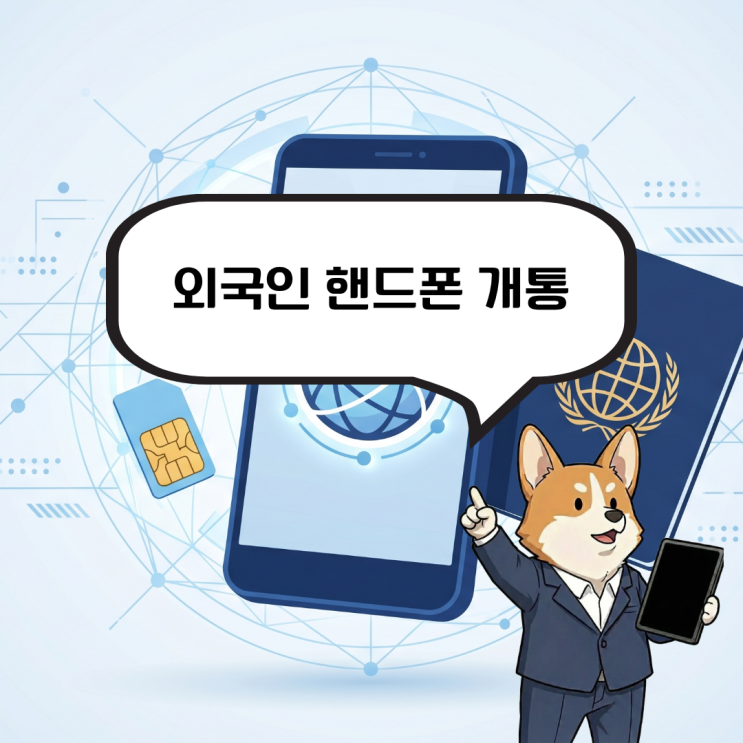  외국인 핸드폰 개통, 복잡한 서류나 체류자격 때문에 막막하다면?