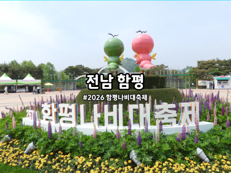 2026 함평 나비축제 완벽 가이드 (+ 일정, 체험프로그램, 무대공연일정)
