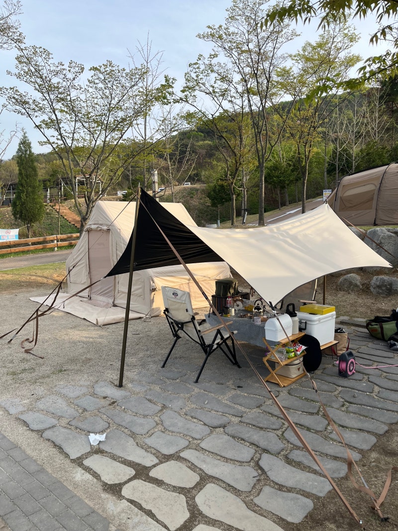경주 화랑마을 오토캠핑장 사이트 4번 후기