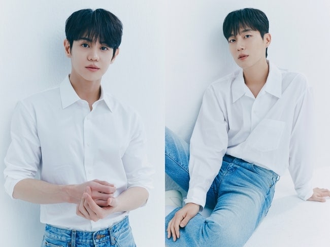 양요섭 윤두준 데뷔 첫 시구 “첫 투구라 준비 많이 했다”