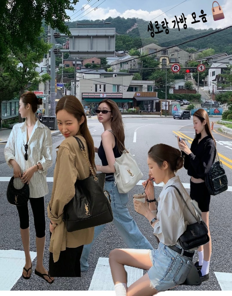 생로랑 가방 모음(이카리노백, 제이미백, 니키쇼핑백, 니키미니백)