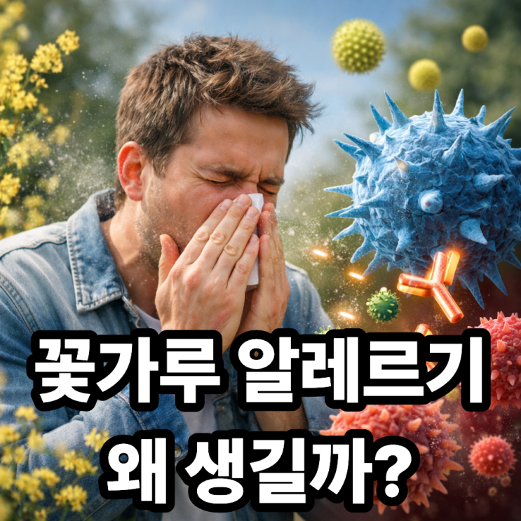   꽃가루 알레르기 원인과 면역 반응 쉽게 이해하기