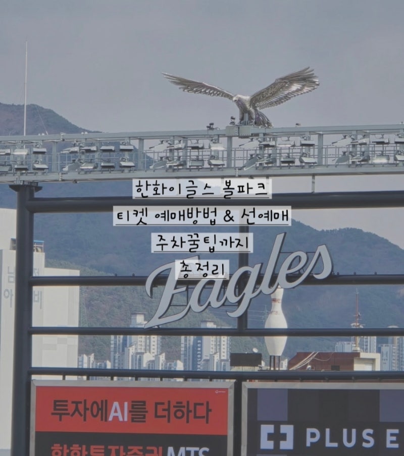대전 한화이글스 볼파크 티켓예매 방법 & 선예매 주차 꿀팁까지 총정리!