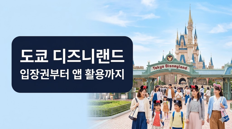  도쿄 디즈니랜드 티켓팅부터 앱 활용까지, 처음 가면 헷갈리는 준비 순서