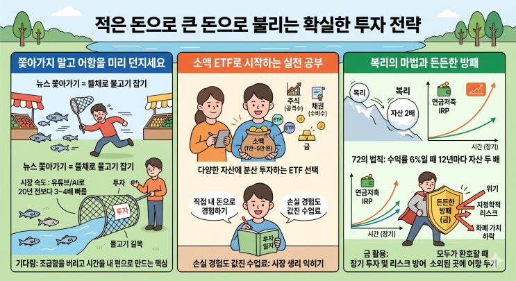  [지식인이야기] 적은 돈으로 큰 돈으로 불리는 가장 확실한 투자 전략