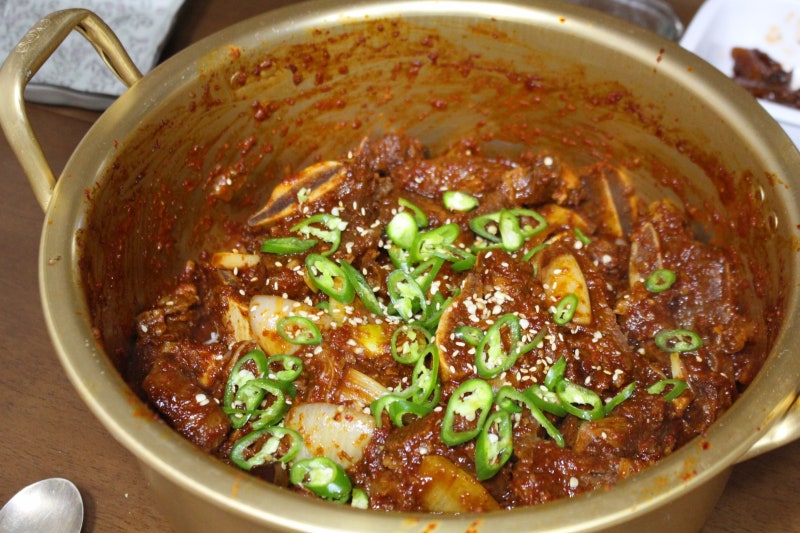 대구 동인동 매운갈비찜 마늘 소찜갈비 만드는 법
