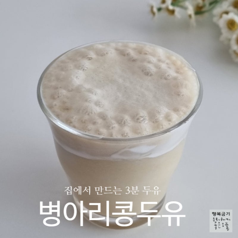 병아리콩두유 만들기 무가당두유가 맛있어지는 오트밀우유 활용법