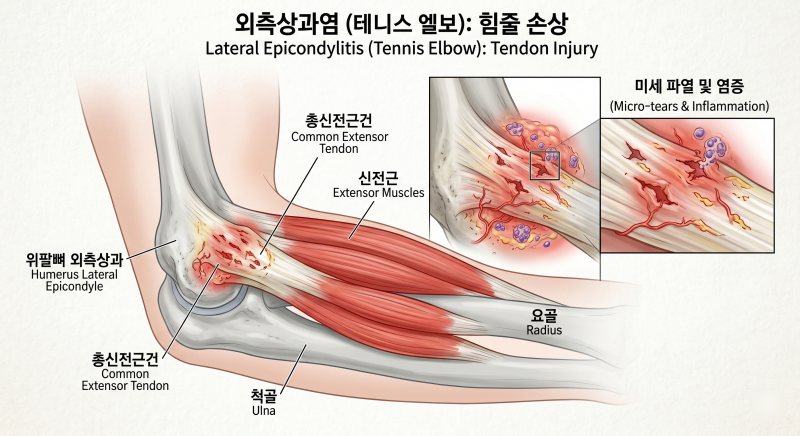 만성 팔꿈치 통증(외측상과염), 침, 약침, 한약의 과학적 원리