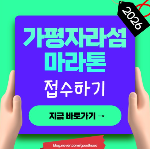 2026 가평자라섬 마라톤 접수 신청 방법 대회 일정 코스 기념품