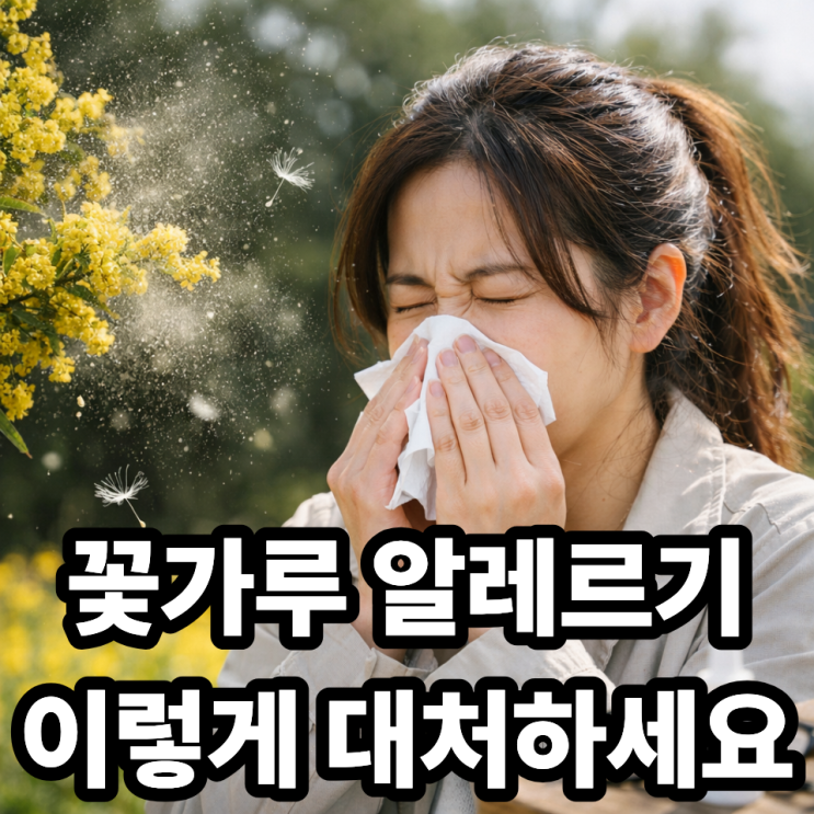  꽃가루 알레르기 심할 때 대처법, 일상에서 바로 실천하는 생활관리 팁