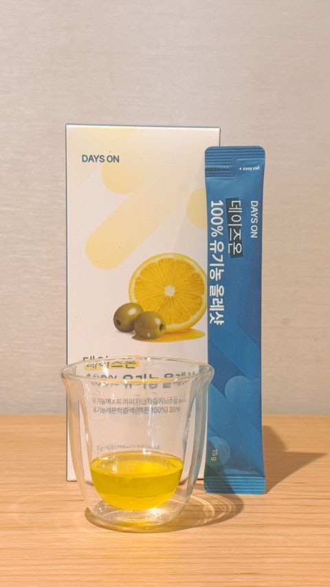 올레샷 효과 있을까? 혈당스파이크 저속노화까지 데이즈온 100% 유기농 올리브레몬샷