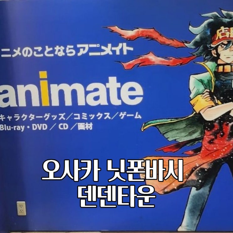  오사카 덴덴타운 피규어 애니메이트 위치 영업시간 후기
