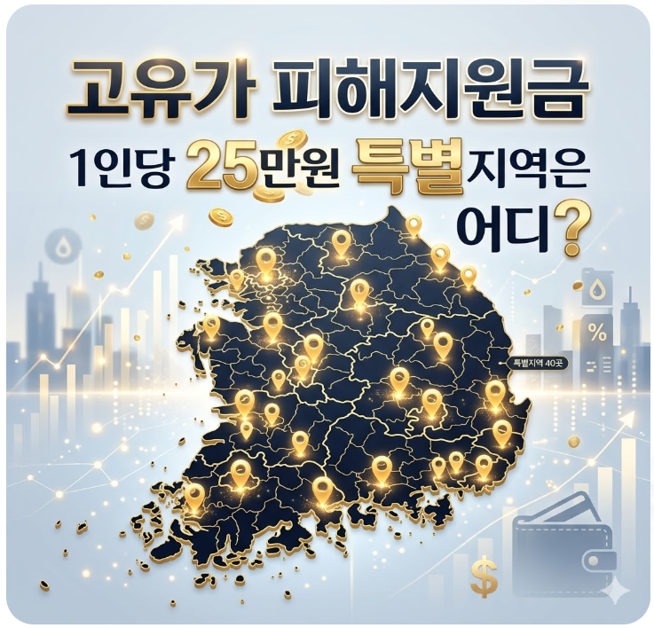  1인당 25만원 특별지역은 어디? 고유가 피해지원금 신청 방법 안내