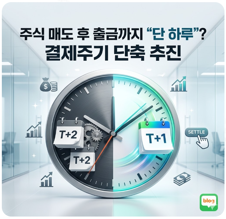  주식 매도 후 출금까지 단 하루? 결제주기 단축 추진