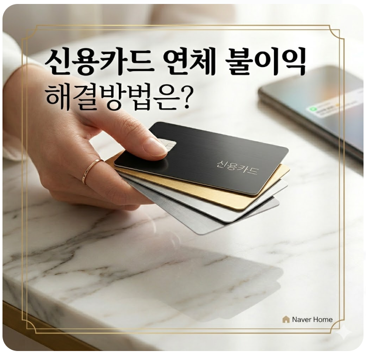  신용카드 연체 1일, 5일, 한달 단계별 불이익과 해결방법