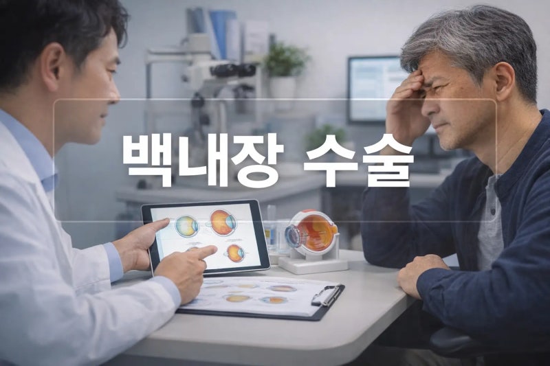 노안백내장 수술 언제 해야 할까 지금 미루면 늦을까