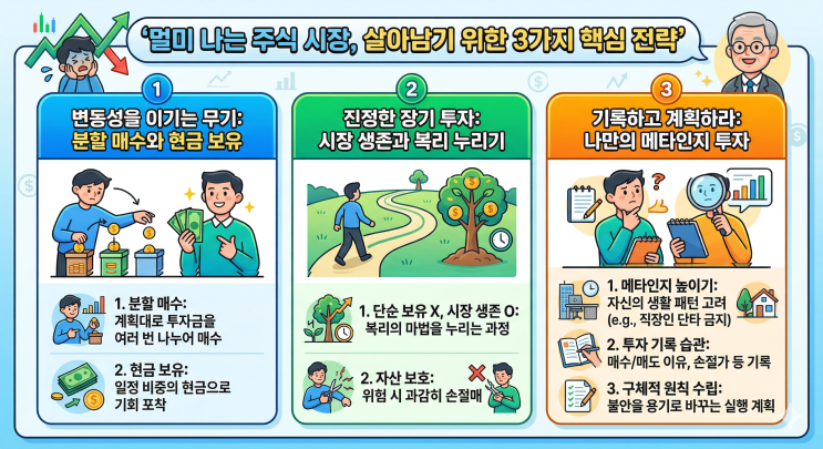  [지식인이야기] 1일 1사이카, 멀미나는 주식 시장에서 살아남는 '2가지' 철칙