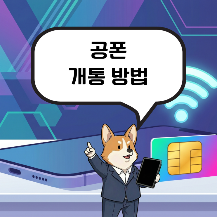  공폰 개통 방법, 남는 기기 알뜰폰으로 저렴하게 활용해보자