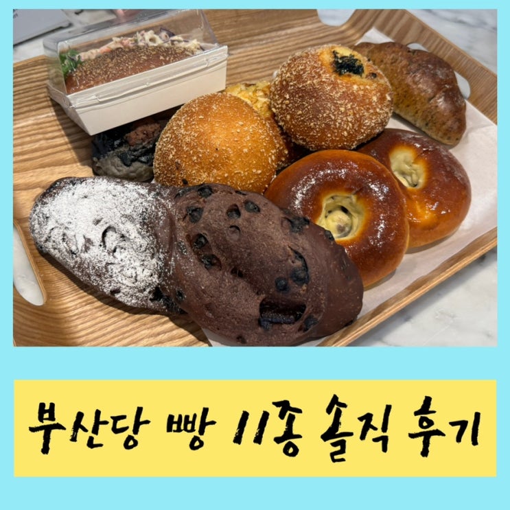  부산당 해운대본점 2탄, 빵별 솔직후기｜직접 먹어본 메뉴 하나씩 리뷰