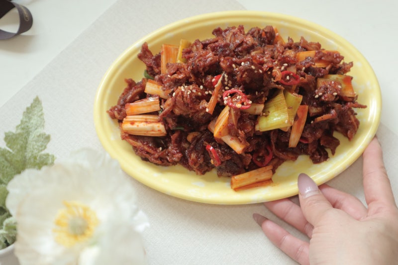 오돌뼈볶음 레시피 소주 안주 메뉴 오독오독 오돌뼈
