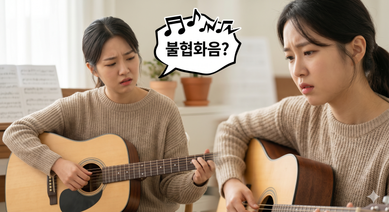 [통기타 독학] 연주 전 필수! 스마트폰 어플로 기타 튜닝(조율) 쉽고 정확하게 하는 법