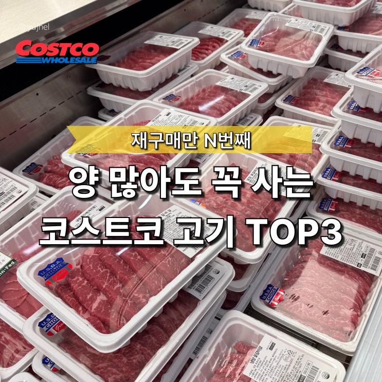  "종류가 많아 고민 된다면?" 코스트코 고기, 저는 이 3개만 담습니다