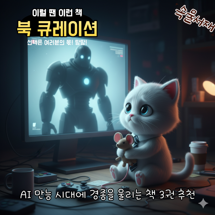  [북 큐레이션] AI 만능 시대에 경종을 울리는 책 3권