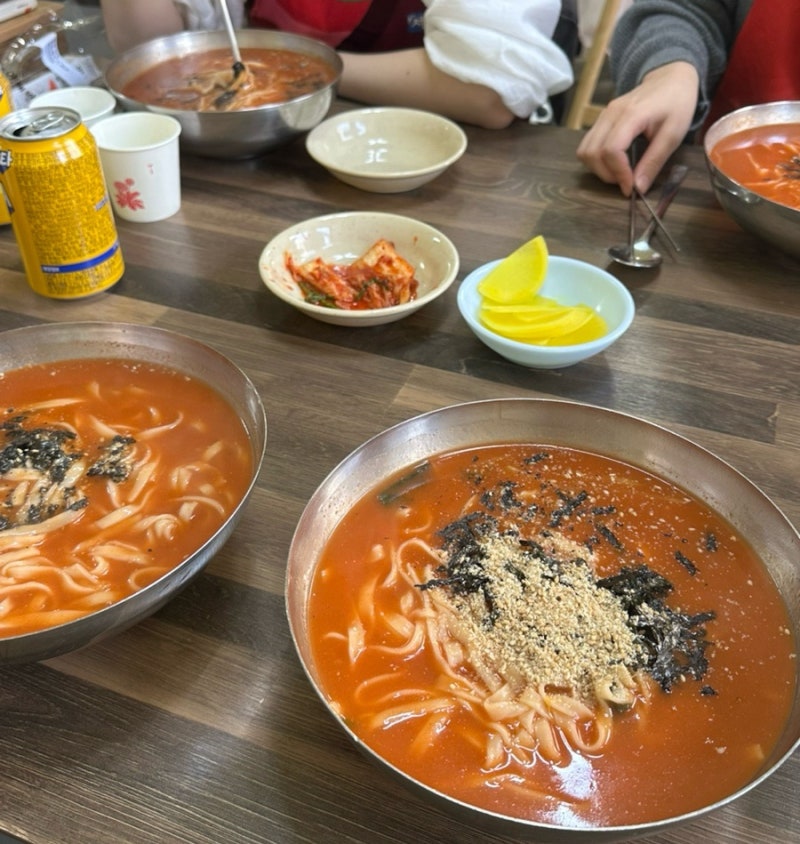 [오뚜기칼국수] 강원도 동해 묵호 오뚜기칼국수/ 장칼국수 맛집