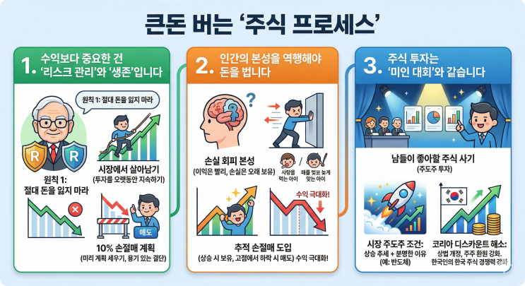  [지식인이야기] 큰돈 버는 '주식 프로세스' 총정리해드립니다.