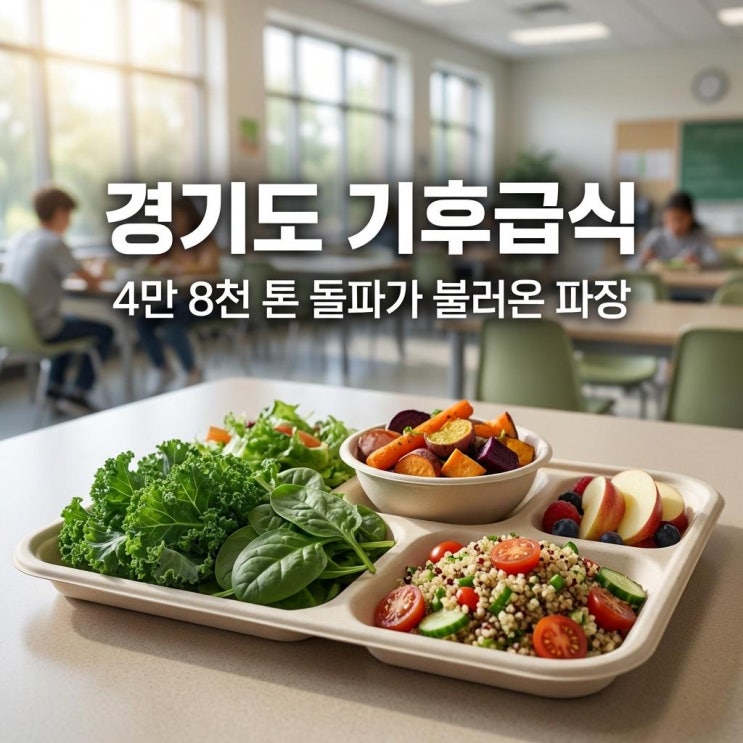 경기도 기후급식 경제 효과! 4만 8천 톤 돌파가 불러온 파장 분석
