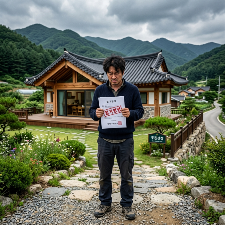   전원주택 불법증축, 중개보조원 말만 믿었다면?️