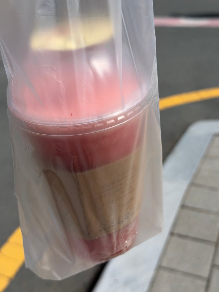 경남 진주 경상대간식 경상대디저트 에나주스 딸기주스 가격 맛